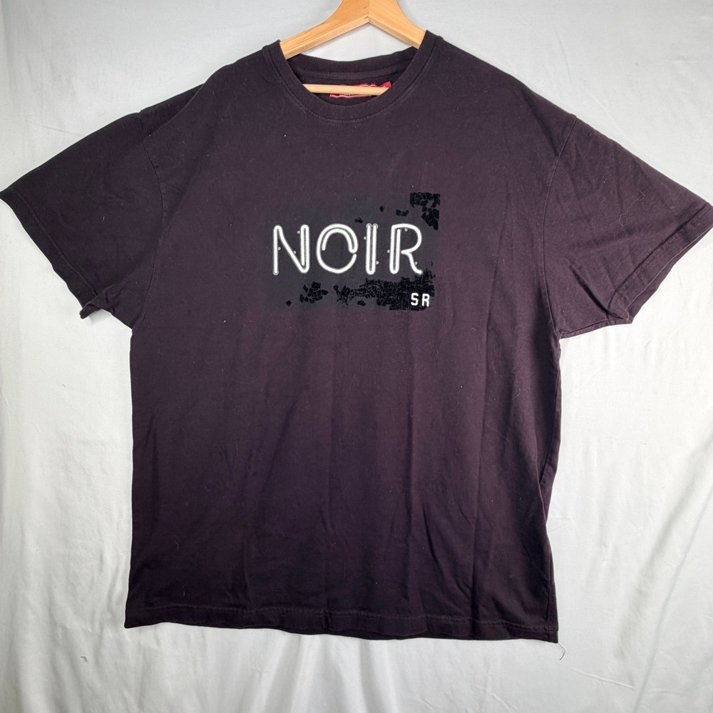 Strivers Row Mens Noir SR Graphic T-Shirt Black Tiger Logo 2XL Streetwear